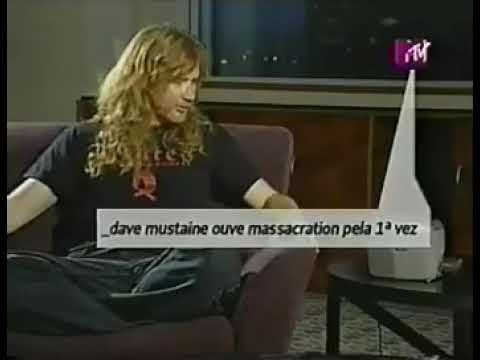 Dave Mustaine reagindo a Massacration