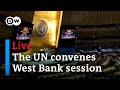 Watch Live: UN General Assembly special session on the West Bank | DW News