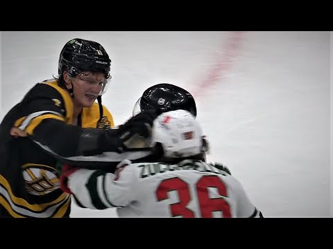 Boston/Minnesota Muck It Up At The End Of The First