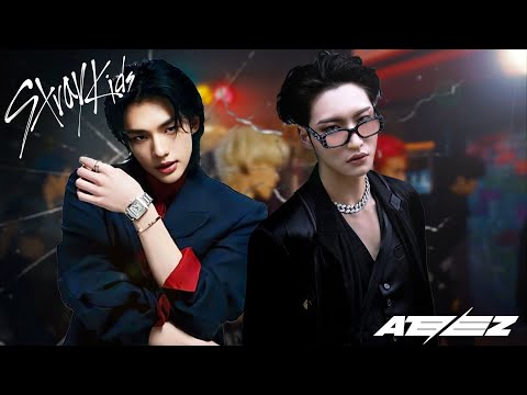 ATEEZ & STRAY KIDS: DJANGO x Charmer [MASHUP]