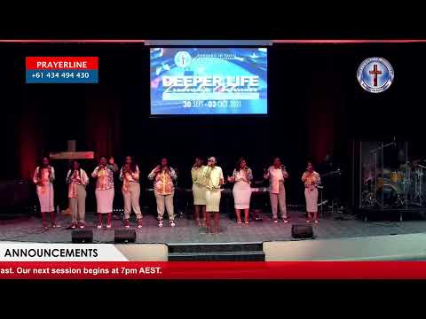 Australia Deeper Life Conference 2021. Day 2: Friday Afternoon Session