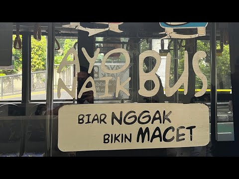 Halte Busway Widya Chandra Baru | Ayo Naik Bus Biar Ngga Bikin Macet |