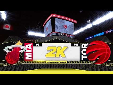NBA 2K25 MYGM MODE S1 EP 18:MIAMI HEAT VS TORONTO RAPTORS