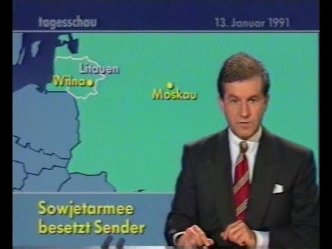ARD 13.01.1991 - Tagesschau zum Sendeschluss, Programmtafeln, Zuschauen Entspannen Nachdenken