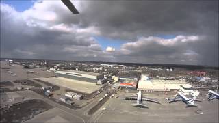 preview picture of video 'Полет на вертолете над аэропортом'