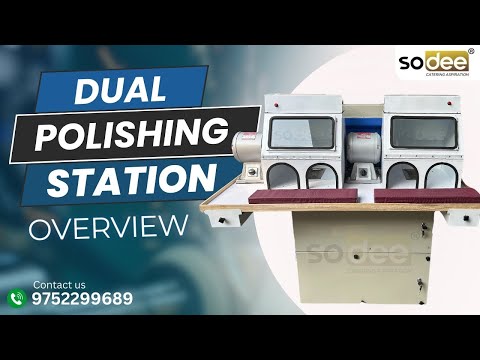 Dual Polishing Station Machine Overview | SODEE JEWELTECH