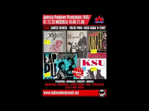 Audycja Punkowe Przedszkole (645) - Janusze Biznesu. Polski Punk i Rock Nadal w Cenie. Cz.1: Kasety