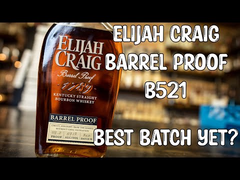 Elijah Craig Barrel Proof B521 Whiskey Review! Breaking the Seal EP#149