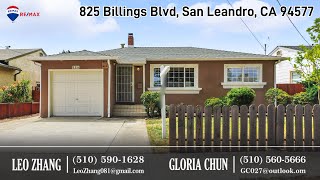 825 Billings Blvd, San Leandro, CA 94577