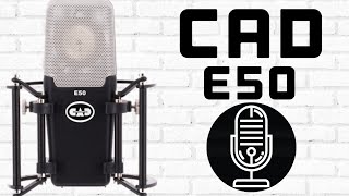Video thumbnail for CAD E50 Cardioid Condenser Microphone Test \ Review.  $150 entry into the robust budget audio world! by Obscure Mics