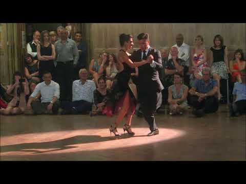  Roxana Suarez  and  Sebastian Achaval  are  dancing  at  England International Tango Festival  in  2018