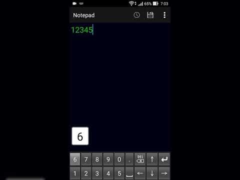 Space Saving Numeric Keypad