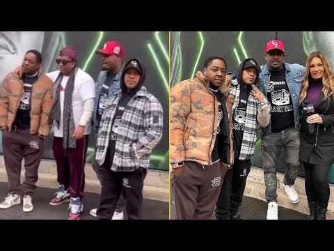Jadakiss Reunited With Styles P, Sheek Louch And With Ruff Ryders Crew At Their Mural In D Block
