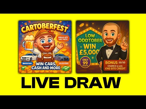 29th October Cartoberfest & Low Odd-tober Draw