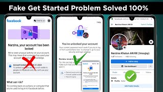 Fake Get Started Problem solved 100% facebook  Your Account Has been locked 2024 Tricks #TechnicalAp
