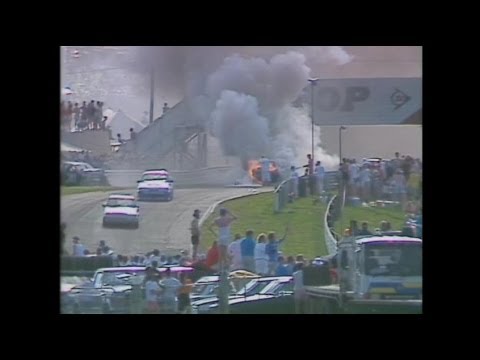 1989 ATCC - Lakeside - Round 3 - Serious Fire Crash