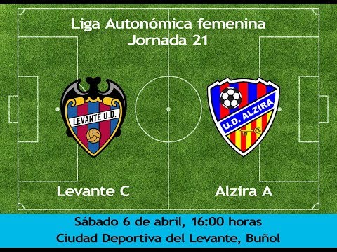 Liga Autonómica, jornada 21. Levante C 5 - 0 Alzira A (partido íntegro). 6-4-2019