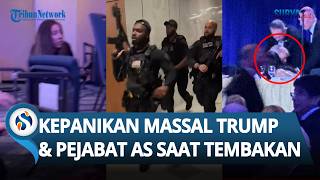 Rekaman Kepanikan Massal Trump & Pejabat AS saat Ada Suara Tembakan di Acara Makan Malam