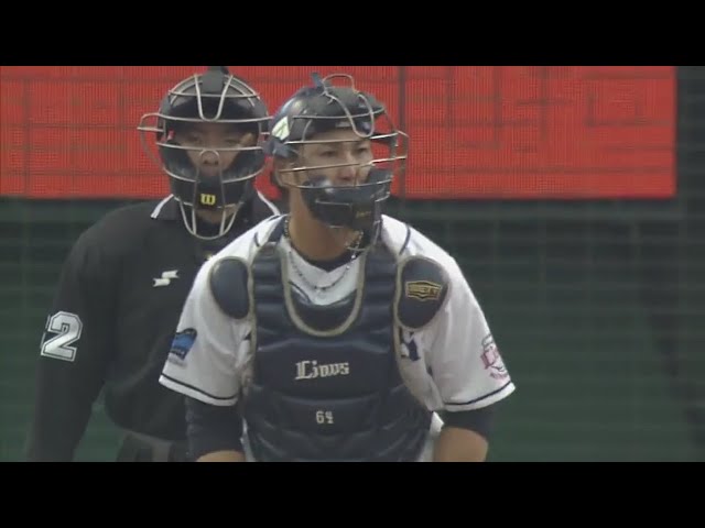 【1回表】ライオンズ・中田 矢のような送球で盗塁阻止!! 2017/3/14 L-D