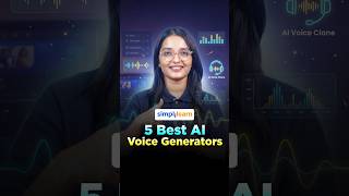 Top 5 AI Voice Generators 2026 | Best AI Voice Generators In 2026 | #Shorts  #simplilearn