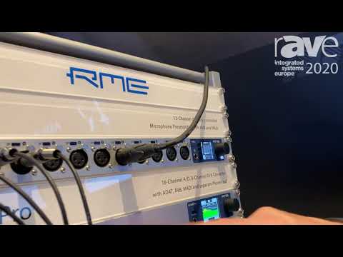 ISE 2020: RME Audio Reveals Its 12Mic Digitally Controlled Microphone Amplifier