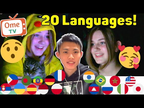 On Omegle, Foreigners REACT to Polyglot Speaking 20 Languages!