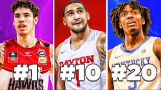 Ranking the Top 30 Players in the 2020 NBA Draft