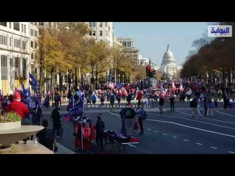 استمرار المظاهرات المؤيدة لترامب في شوارع واشنطن