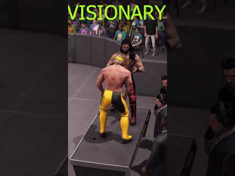 Seth Rollins Powerbombs Logan Paul On The Anouncers Table #shorts #wwe2k22 #wwe