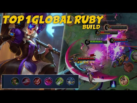 RUBY BEST ITEM !! TOP 1 GLOBAL RUBY BUILD AND GAMEPLAY