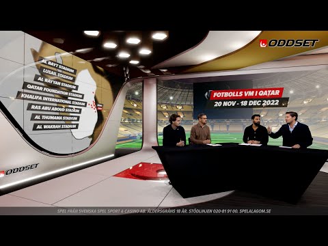 PREMIÄR - Studio Oddset VM 2022 - Uppsnack!