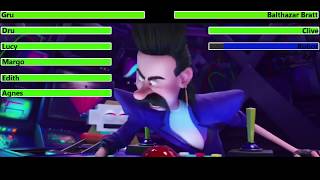 Despicable Me 3 Final Battle with healthbars 1/2 (