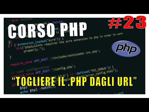 COME TOGLIERE IL .PHP AGLI URL - Corso PHP #23 | Vita Da Founder