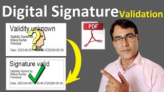 Digital Signature Validation in PDF document | PDF Digital signature validation