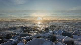 last winter sunrise