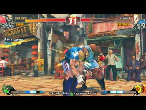 Arcade Infinity SF4 Ranbat 1.4 Losers 5C - Shogo (BA) vs BustaBust (AB)