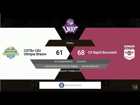 LNBF 2022-2023: Olimpia CSU Brașov - Rapid București