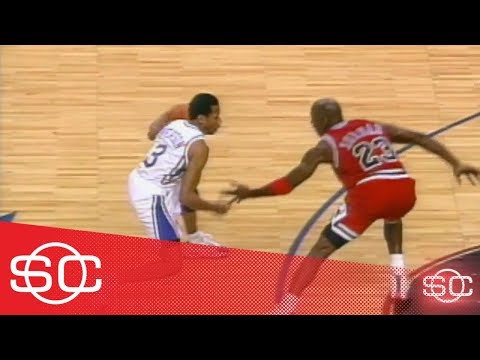 [March 12, 1997] When Allen Iverson crossed up Michael Jordan | SportsCenter | ESPN Archives