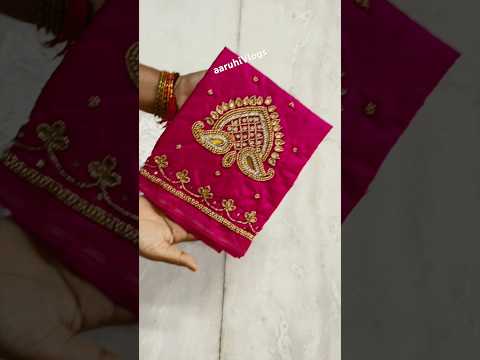 meesho maggam work blouse review piece #shorts #short #meeshoblousehaul #meeshoshoping #meesho