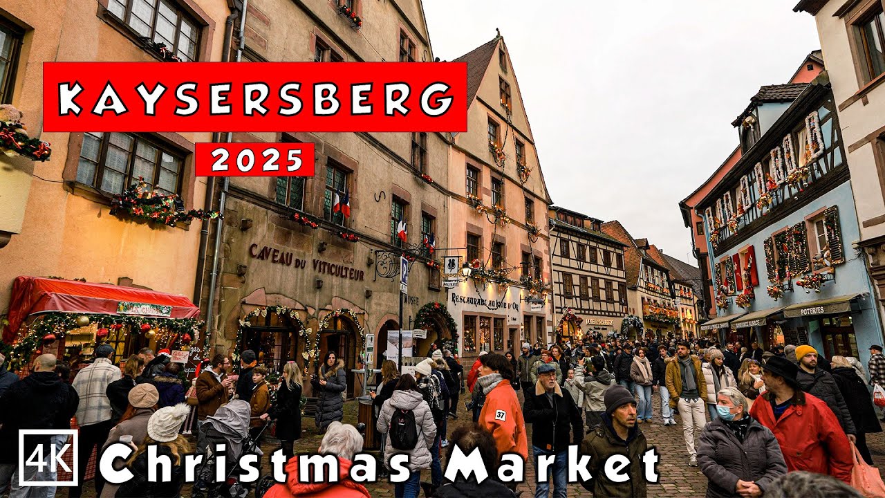 Kaysersberg Christmas Markets🎄| A Magical Winter Fairytale 2025 🎄4K