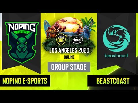 Dota2 - Beastcoast vs. NoPing E-sports - Game 1 - Group Stage - SA - ESL One Los Angeles