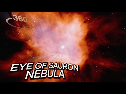 Marvelous 360° Voyage into the Eye of Sauron Nebula [8K]