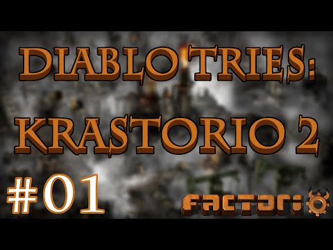 Getting Started: Diablo Tries Krastorio 2 Part 01 | Factorio