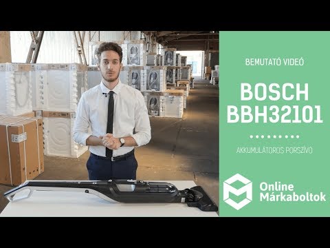 Bosch Talentone Development Serija 4, Įkraunamasis dulkių siurblys, Flexxo 21.6V, Juoda BBH32101 video