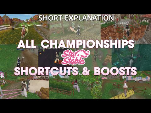 ALL CHAMPIONSHIPS SHORTCUTS & BOOSTS (Explanation) 🏆 - Star Stable