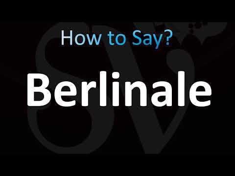 How to Pronounce ''Berlinale'' Correctly! (Berlin International Film Festival)