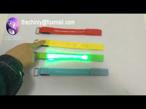 Safety High Quality Outdoor Sport Flashing LED Armband 8colors Armlet
