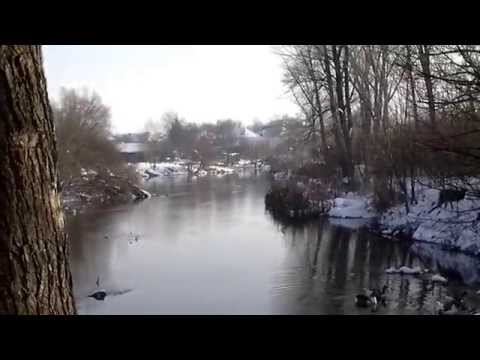 Barca, Dolj. Iarna pe Desnatui