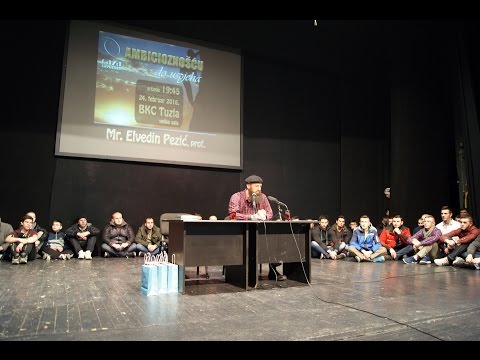AMBICIOZNOŠĆU DO USPJEHA - mr. Elvedin Pezić, prof.