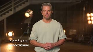 Matt Damon on IMAX 70MM